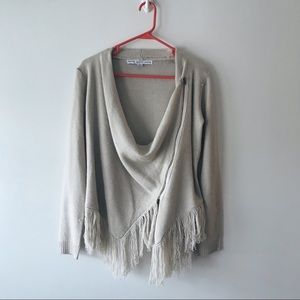 Fringe cardigan